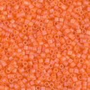 Miyuki delica beads 10/0 - Matted transparent orange ab DBM-855